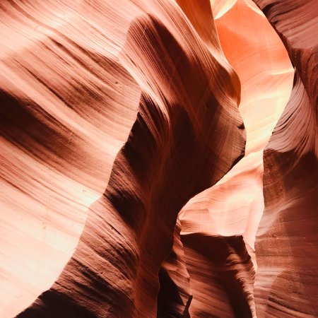 Upper and lower antelope canyon